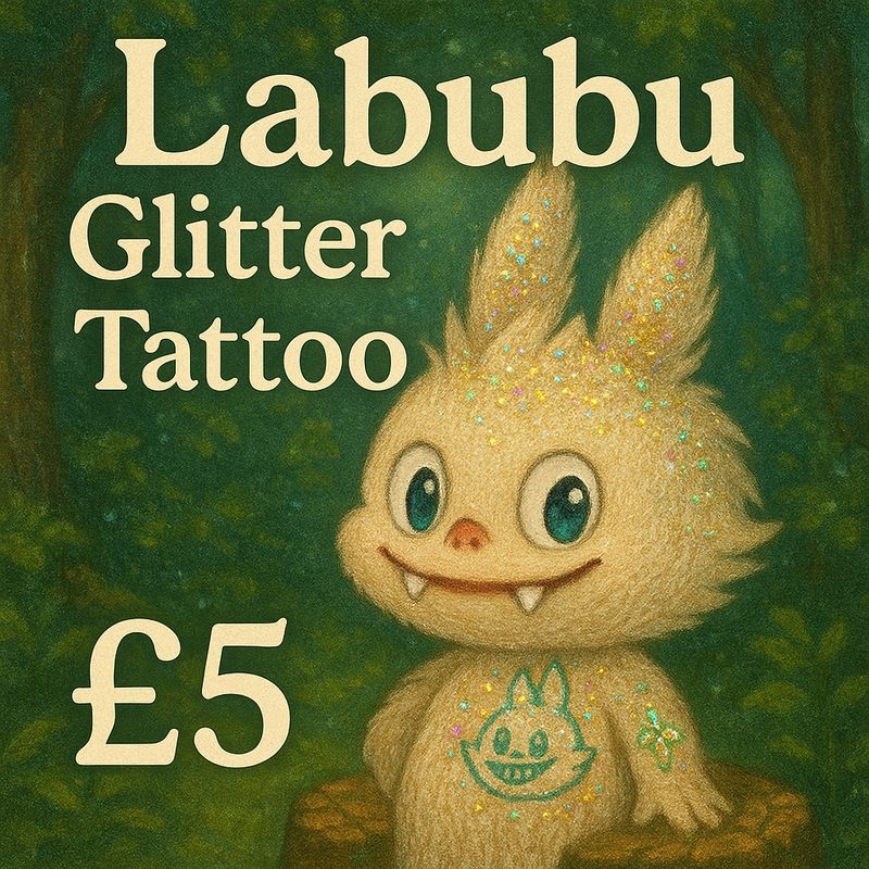 Labubu Glitter Tattoo Add On