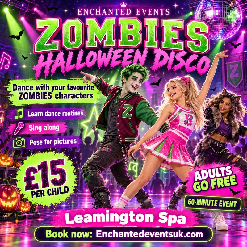 Zombies Disco 29th Oct 4-5pm
