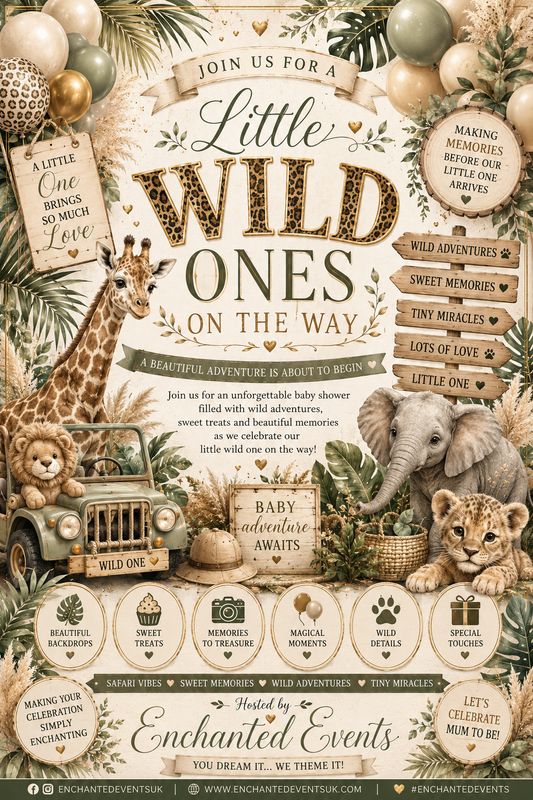Wild One Baby Shower Tea Party