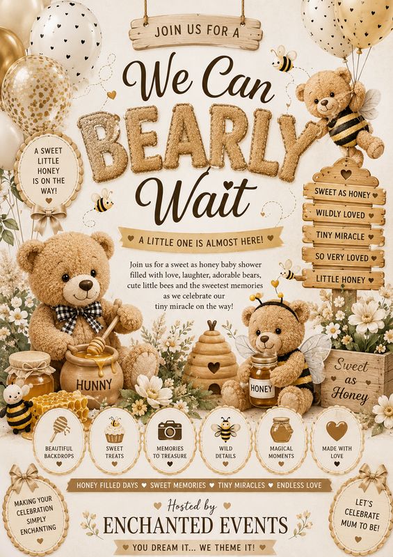 We Can Barely Wait Shower Tea Party