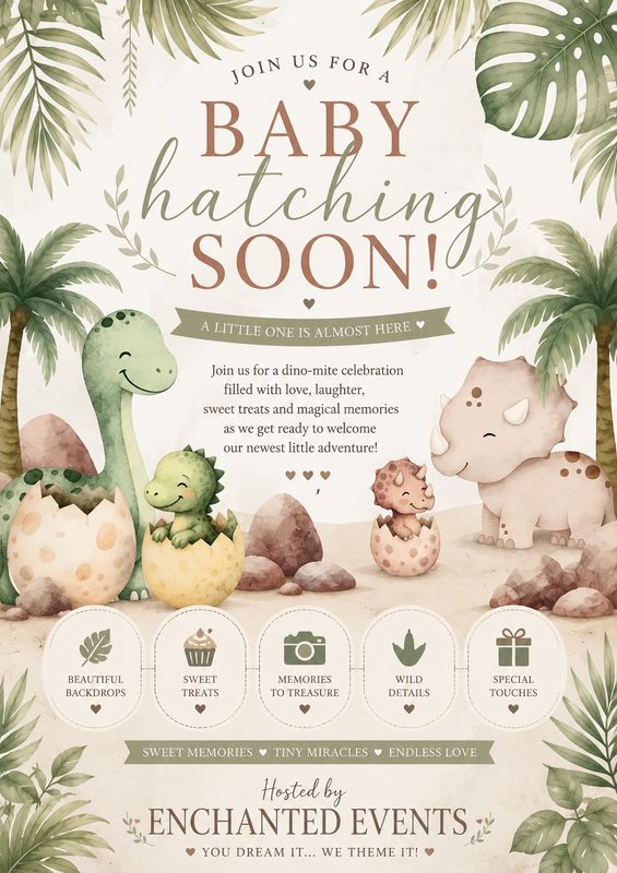 Baby Hatching Soon Shower Tea Party