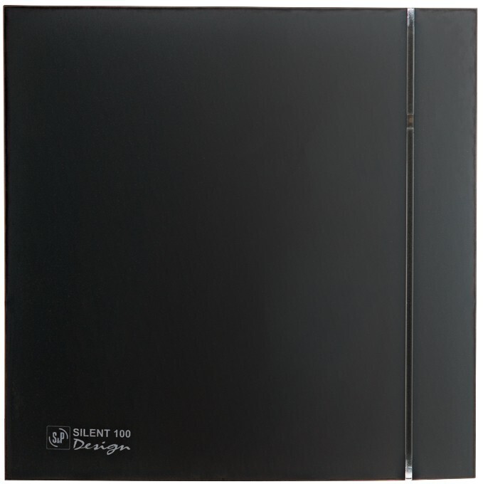 Вентилятор SILENT-100 CZ MATT BLACK DESIGN-4C (220-240V 50HZ) RE