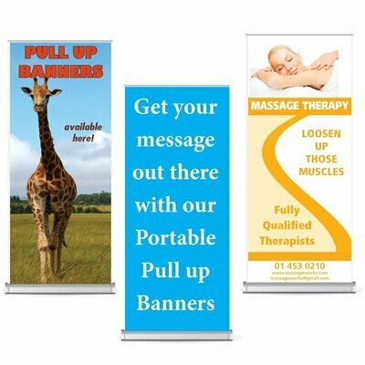 Personalised Pull-Up Banners -Customised