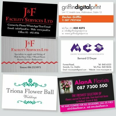 Business Cards - Assorted Designs