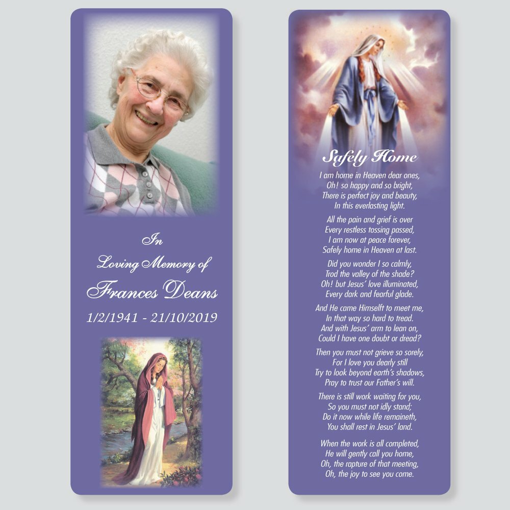 In Memoriam Bookmarks - Assorted Designs