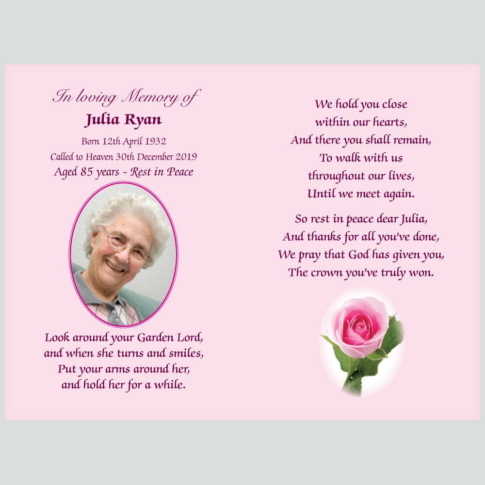 In Memoriam Cards - Assorted Designs