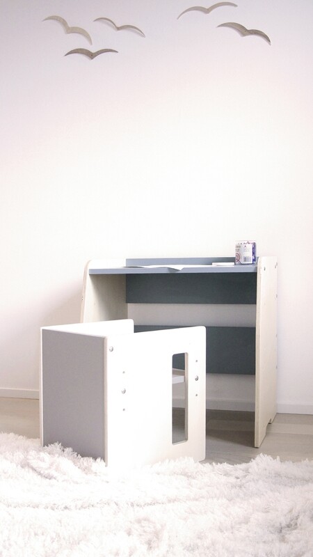 Calliope. Scrivania trasformabile con seggiola
