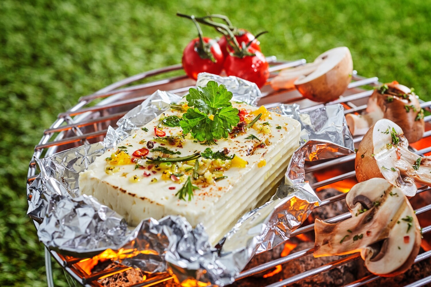 Gegrillter Feta Gegrillter Feta