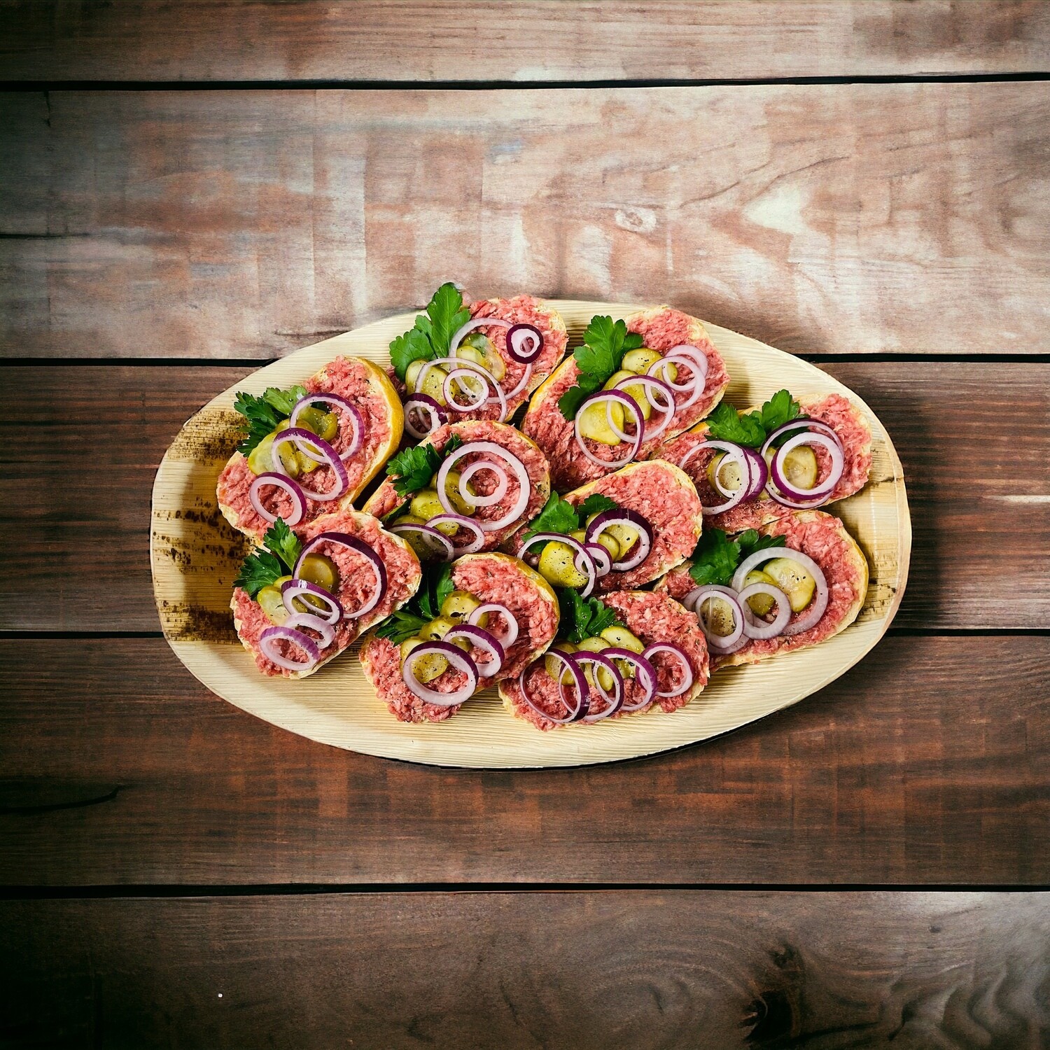 Knusperbrötchen [Mett]