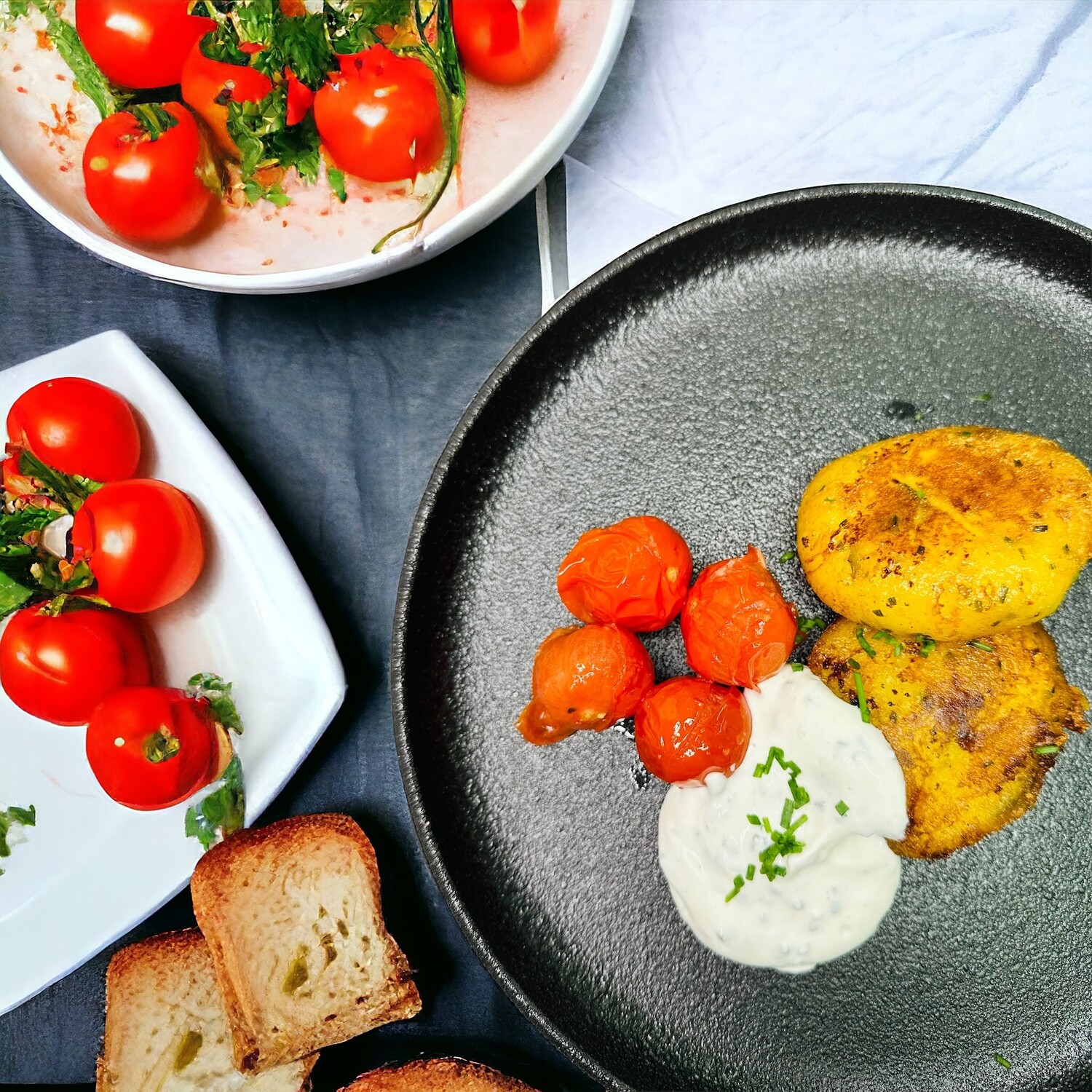 Kartoffel-Schnittlauch-Plätzchen