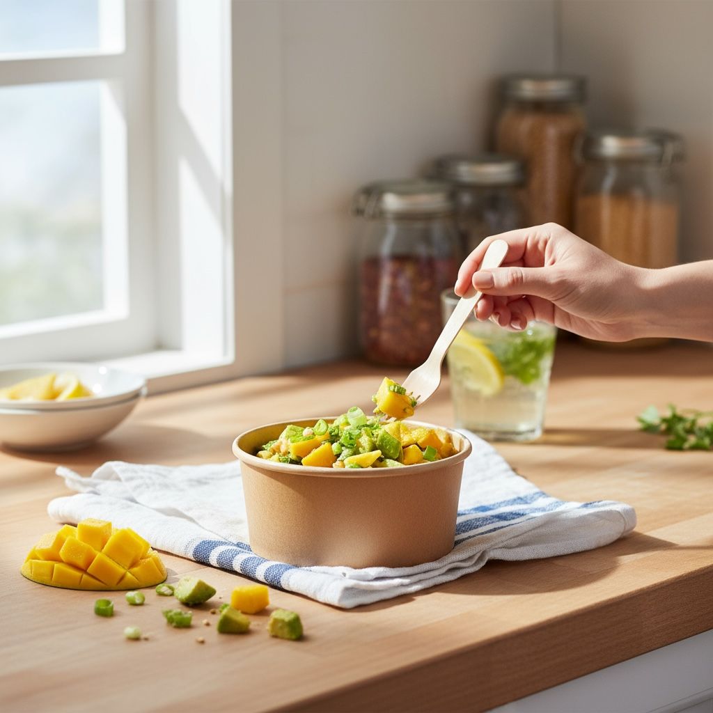 Salatbecher [Mango-Avocado]