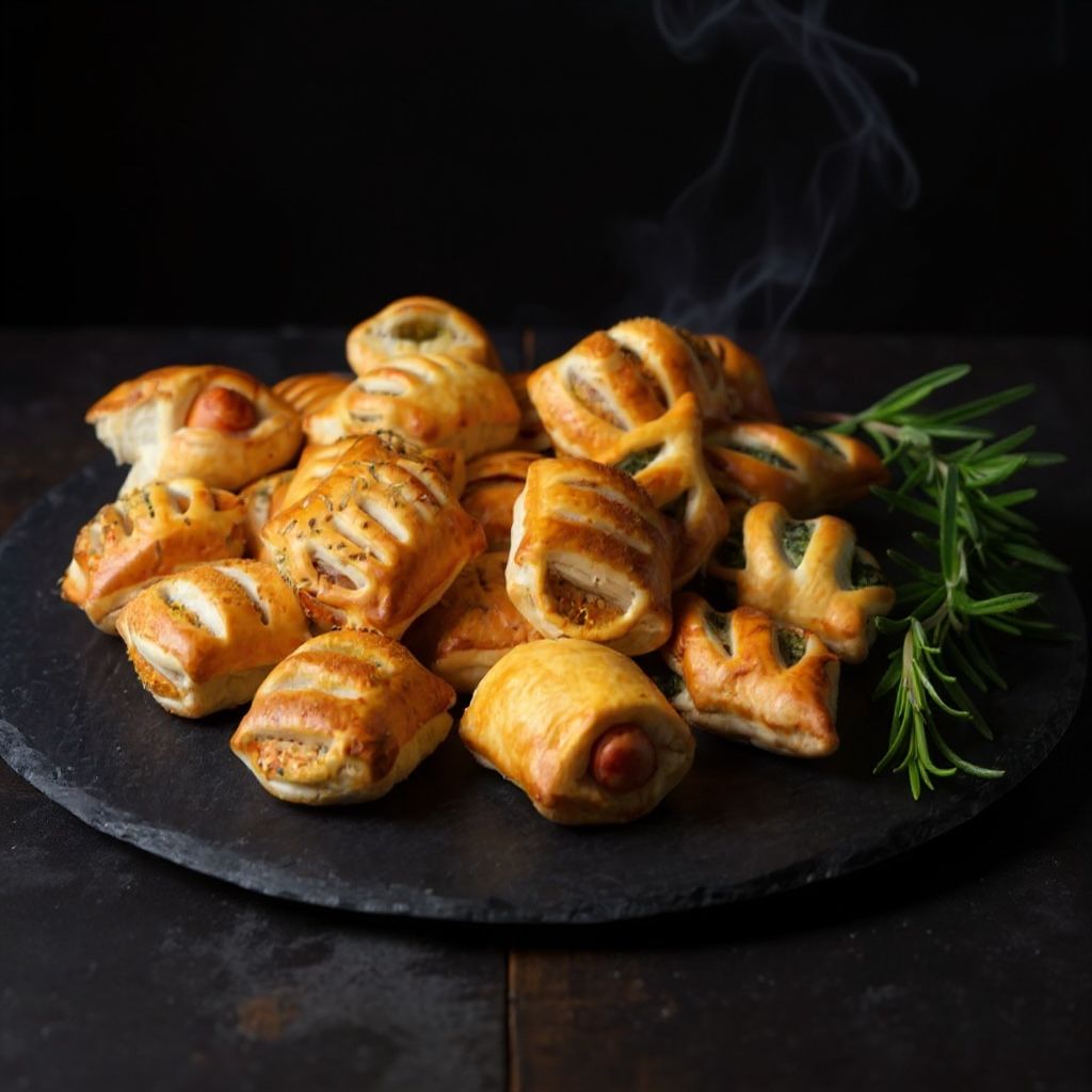 Mini Blätterteig Häppchen