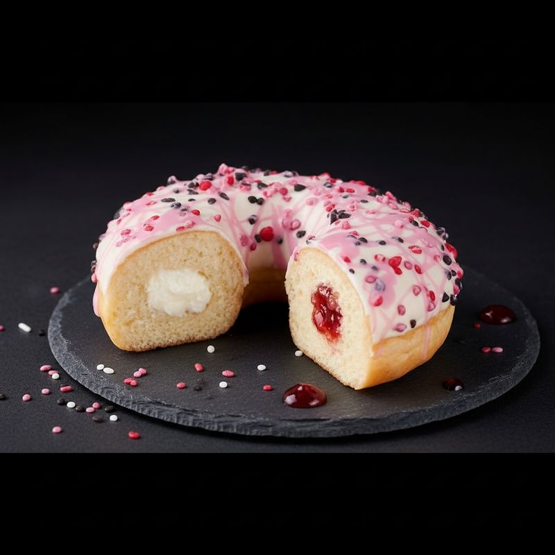 Raspberry Cheesecake Donut