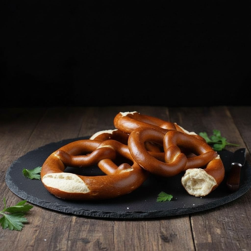 Laugenbrezel mit Butter