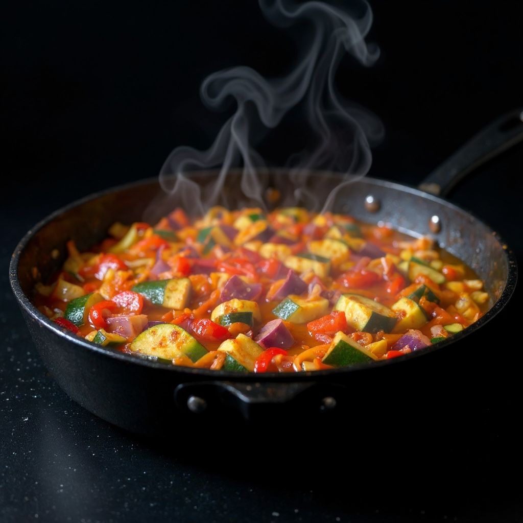 Mediterrane Gemüsepfanne