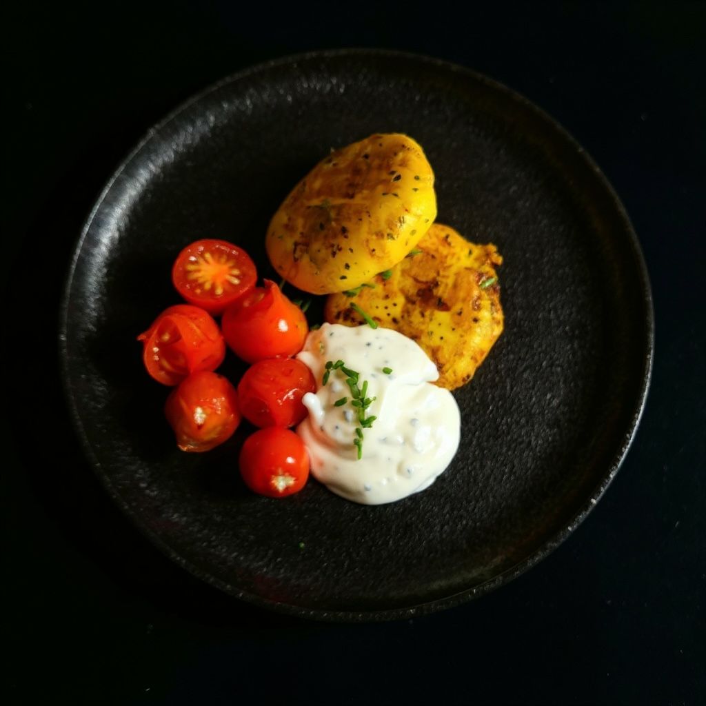 Kartoffel-Schnittlauch-Plätzchen