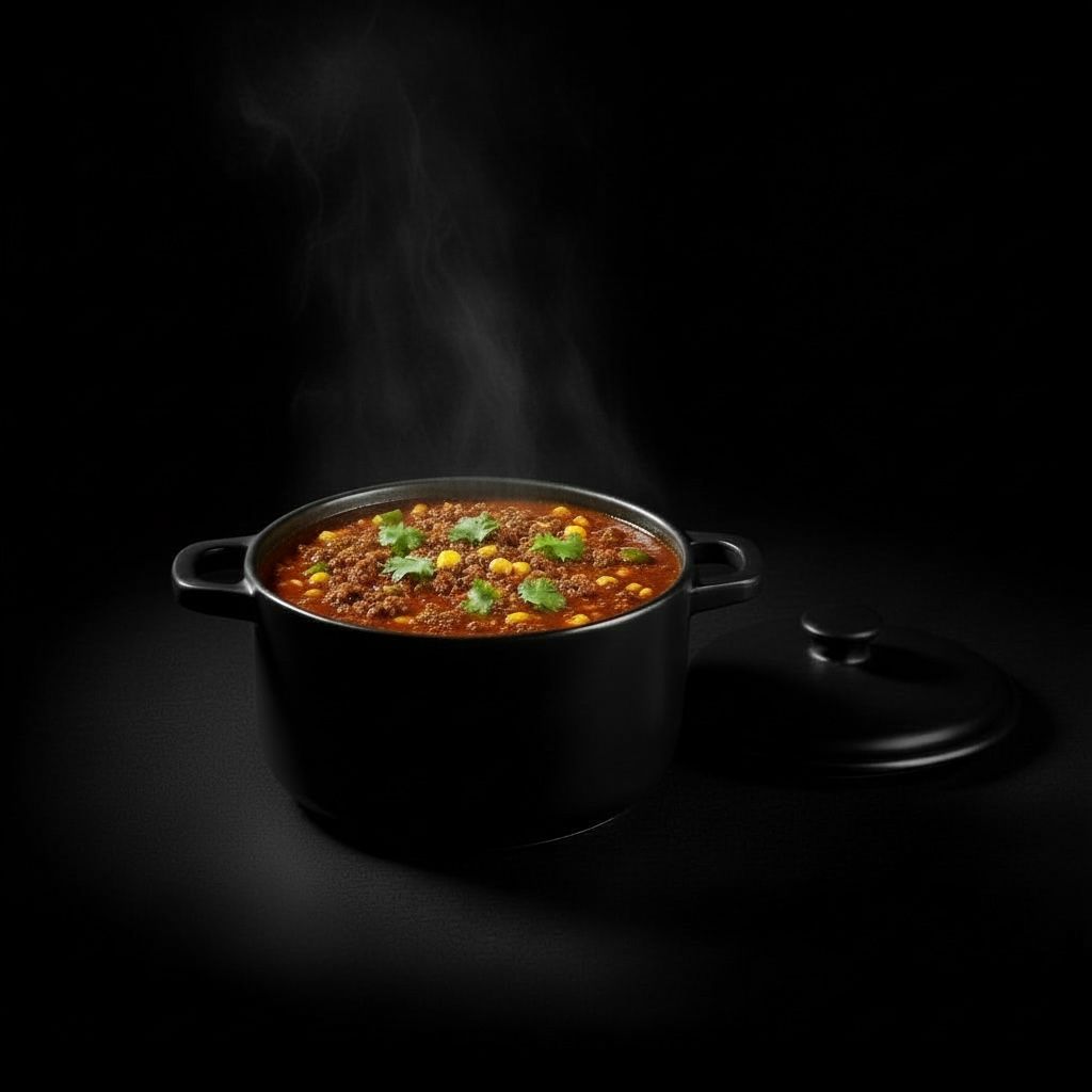 Chili con Carne mit Baguettebrot