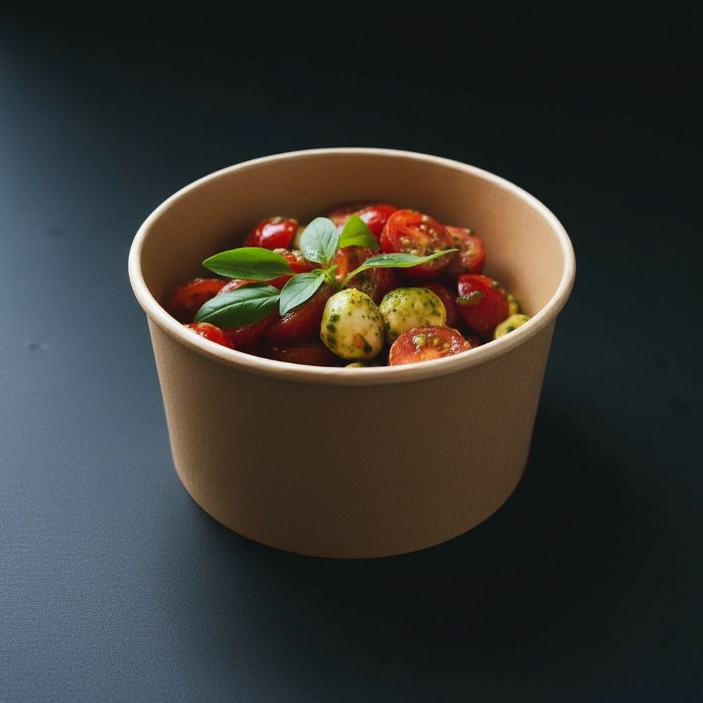 Salatbecher [Tomate-Mozzarella]