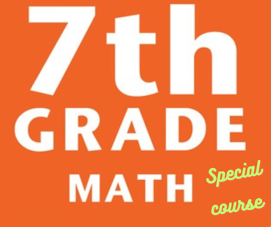 Special Math course for Year 7 (Monday, Wednesday)