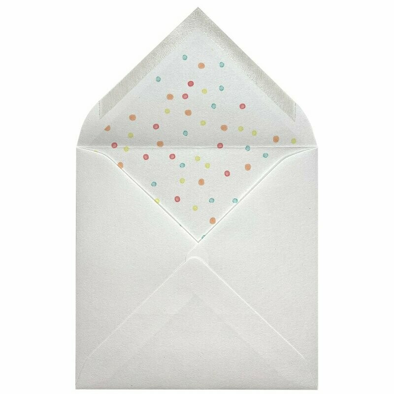 Sobres forrados estampados Cuadrados | Plumetti