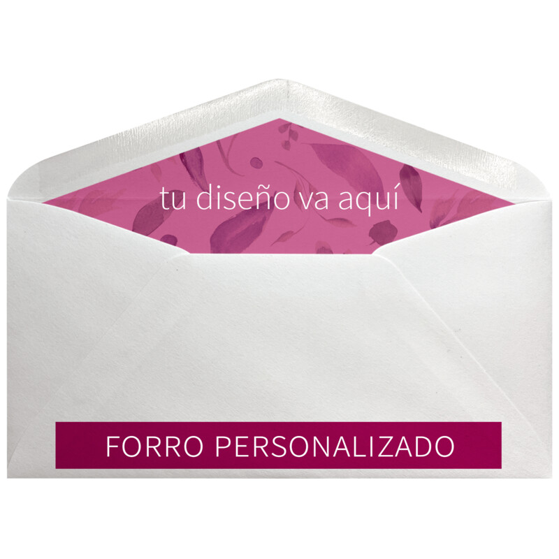 Sobres forrados estampados Americanos | DISEÑO PERSONALIZADO