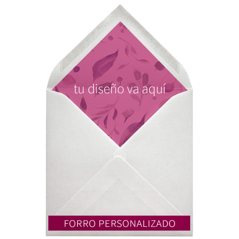 Sobres forrados estampados Cuadrados | DISEÑO PERSONALIZADO