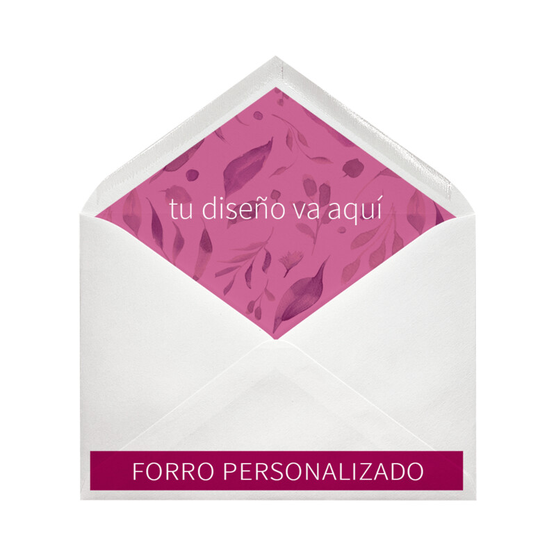 Sobres forrados estampados Ministro | DISEÑO PERSONALIZADO