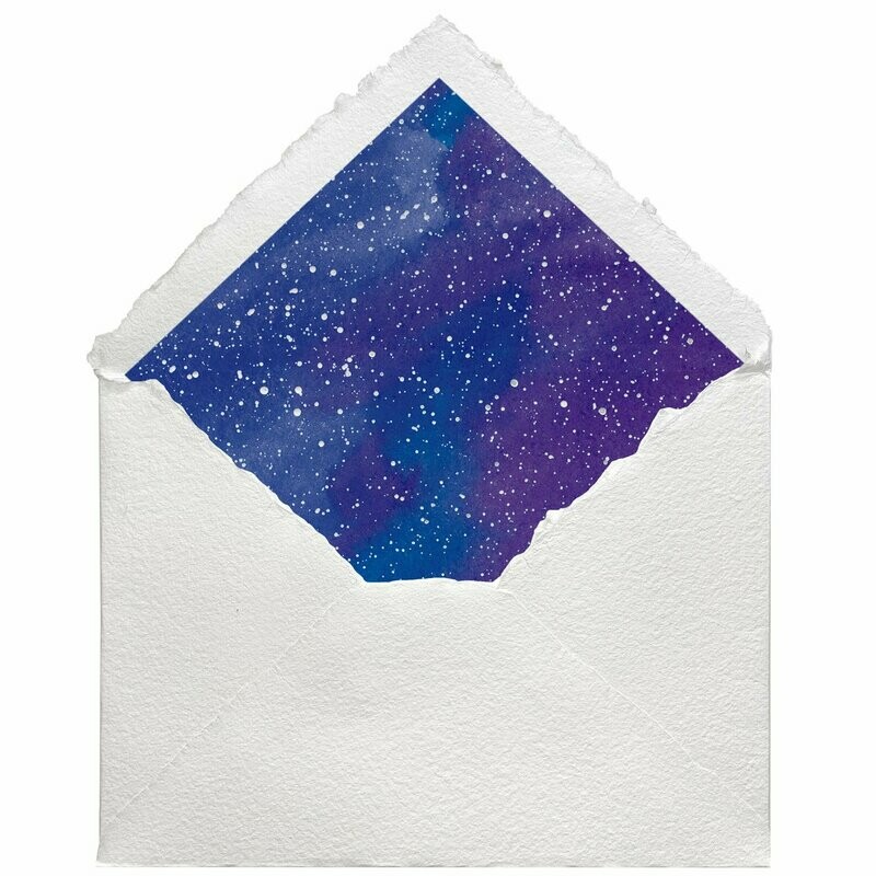 Sobres artesanales forrados estampados | Cosmos