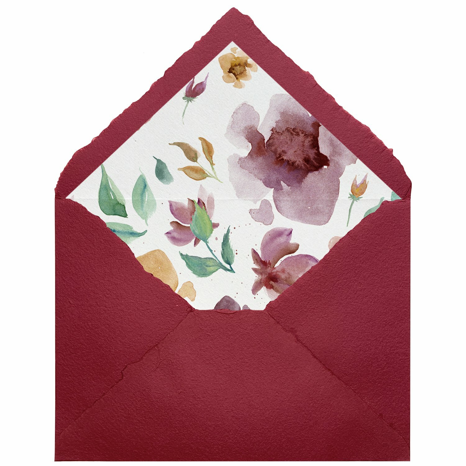 Sobres artesanales forrados estampados | Primavera