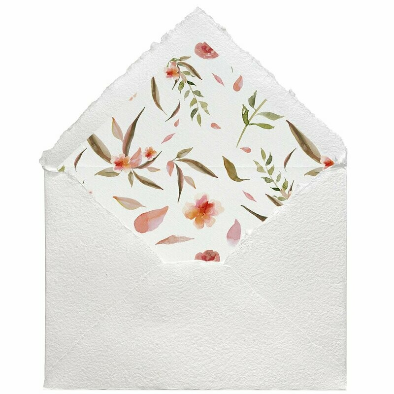 Sobres artesanales forrados estampados | Romantic
