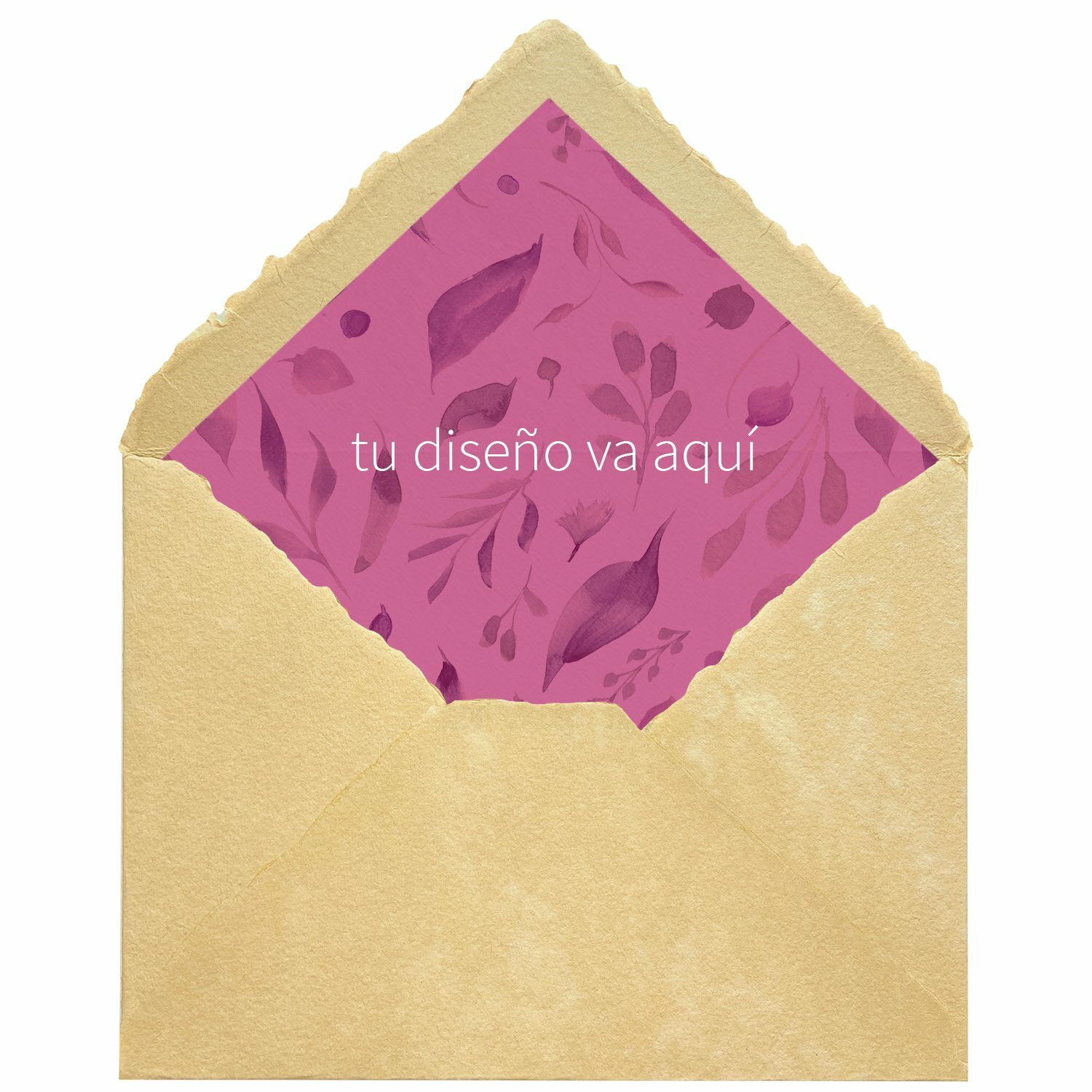 Sobres artesanales forrados estampados | DISEÑO PERSONALIZADO