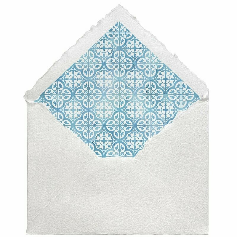 Sobres artesanales forrados estampados | Tiles