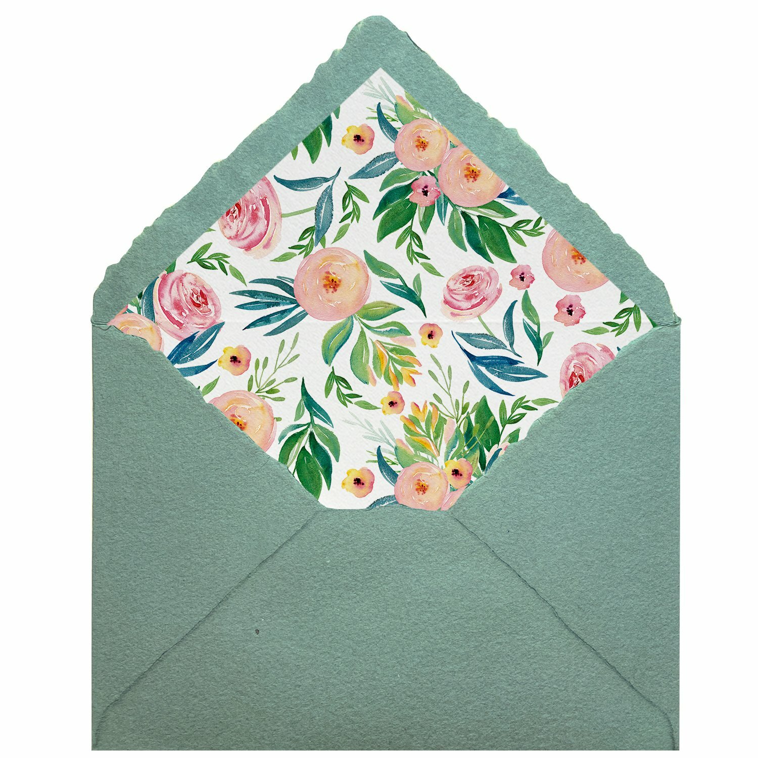 Sobres artesanales forrados estampados | Tangerine