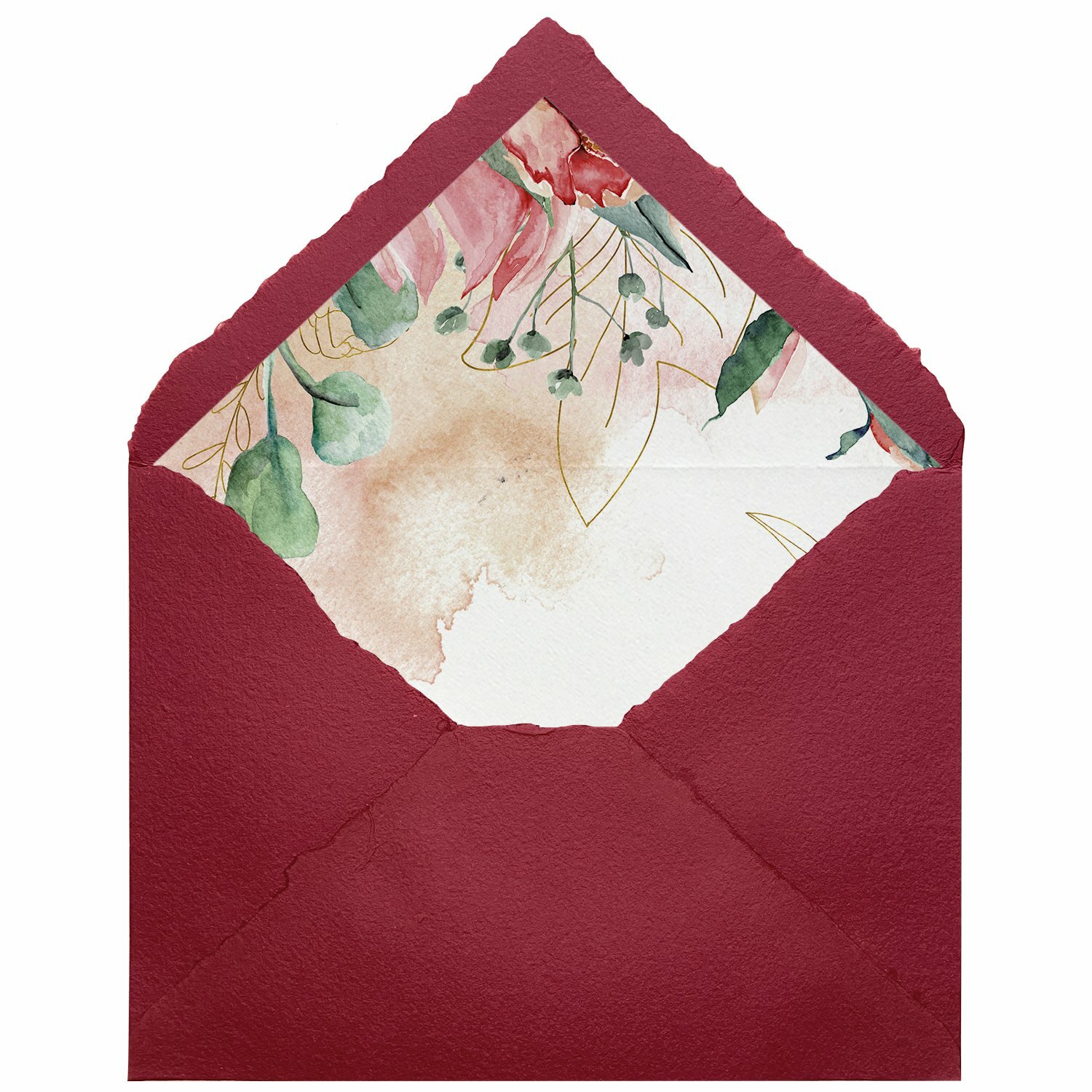 Sobres artesanales forrados estampados | Scarlet