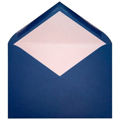 Sobres forrados lisos C5 | Basic Colors Azul Marino