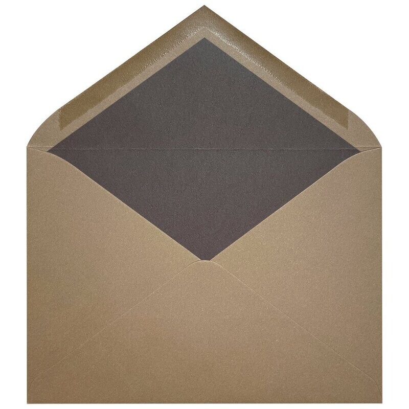 Sobres forrados lisos C5 | Basic Colors Nuez