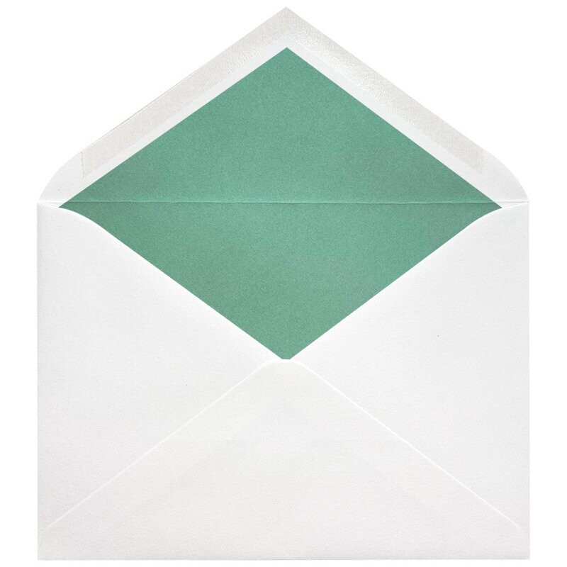 Sobres forrados lisos C5 | Texturado Blanco