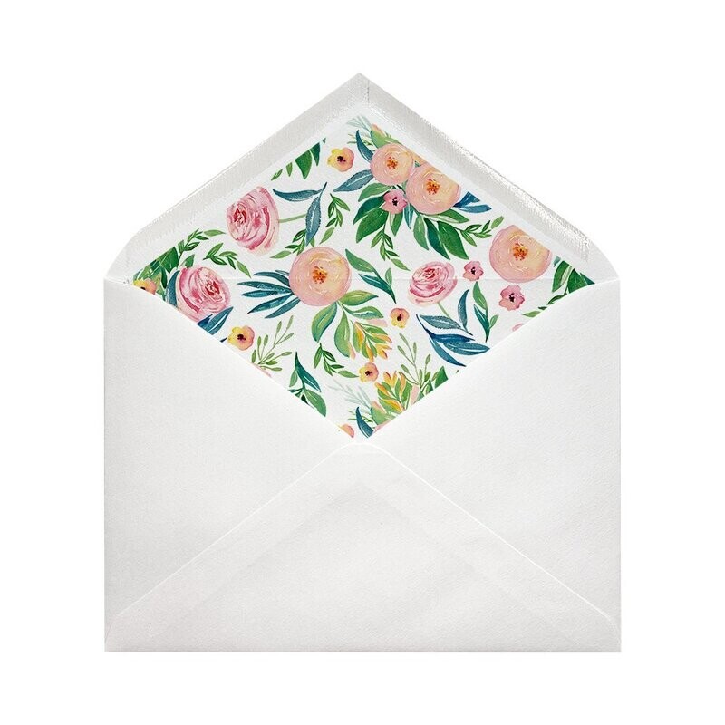Sobres forrados estampados Ministro | Tangerine