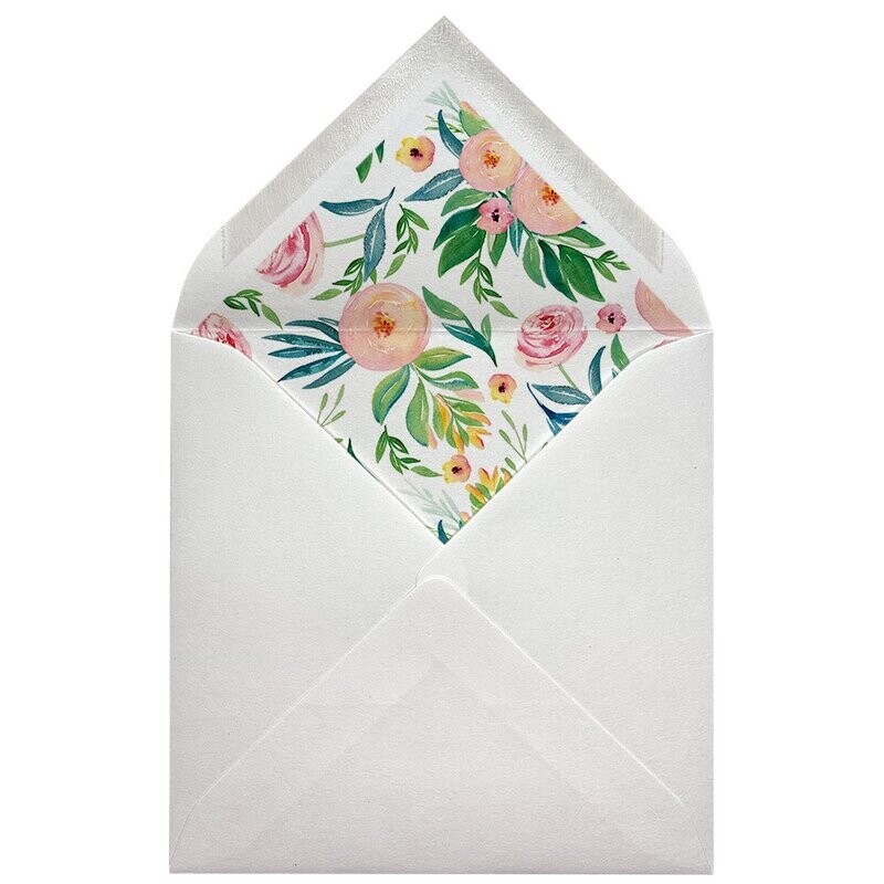 Sobres forrados estampados Cuadrados | Tangerine