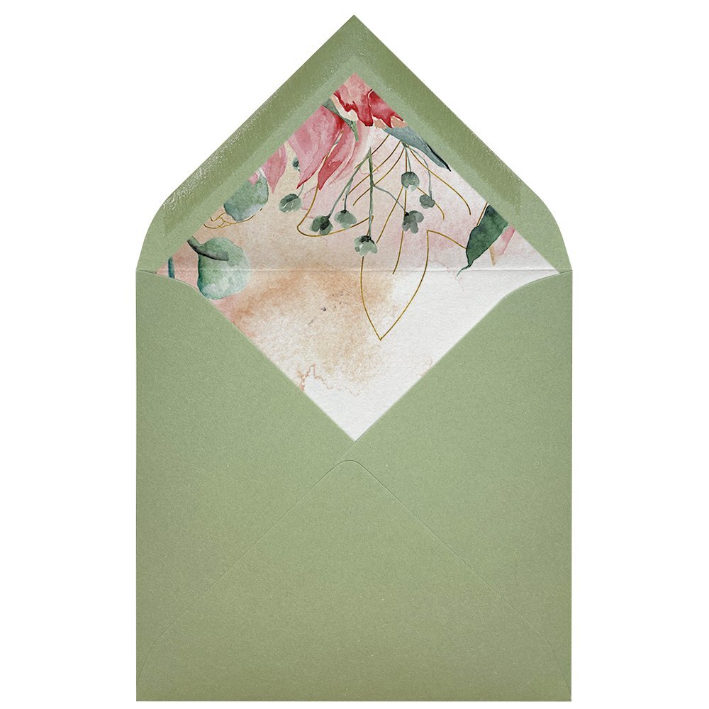 Sobres forrados estampados Cuadrados | Scarlet