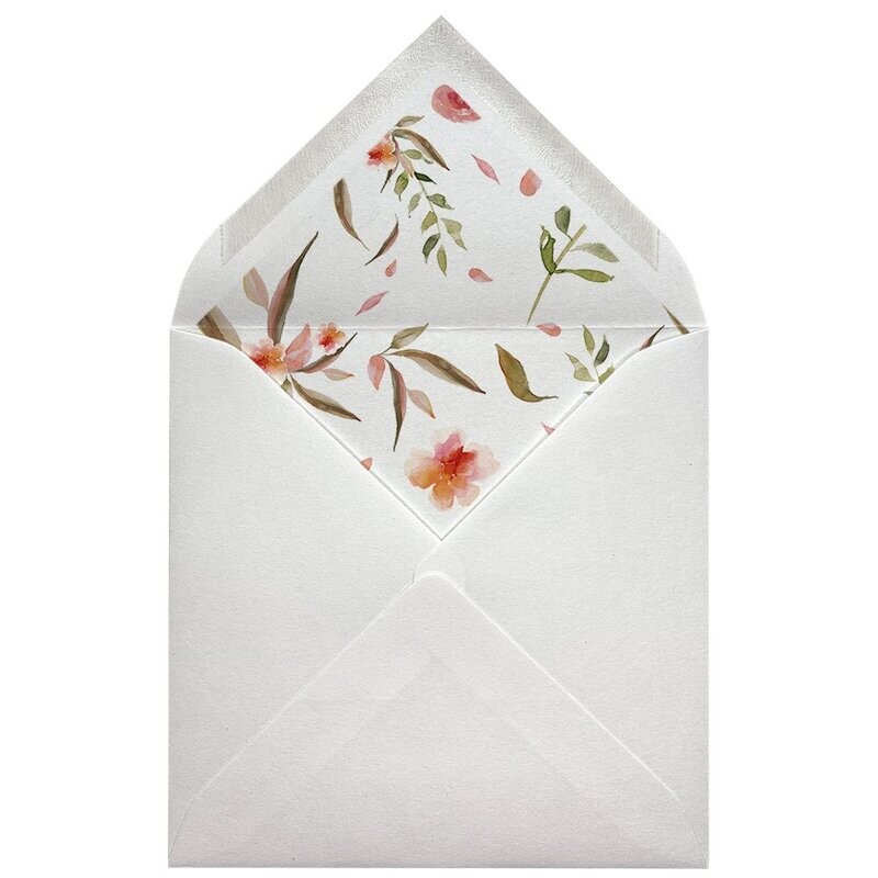 Sobres forrados estampados Cuadrados | Romantic