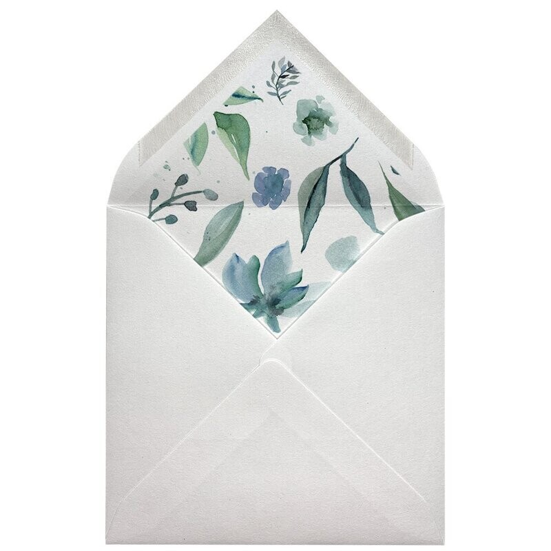 Sobres forrados estampados Cuadrados | Blue
