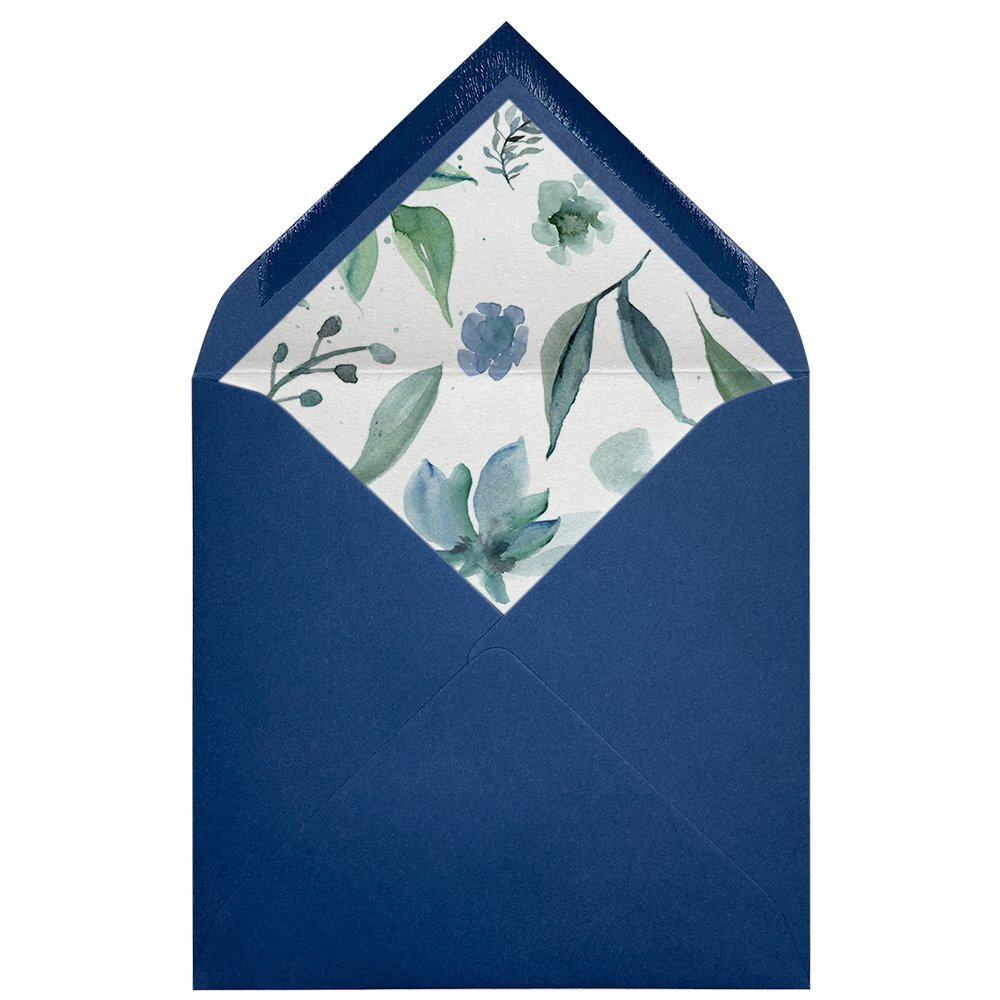 Sobres forrados estampados Cuadrados | Blue