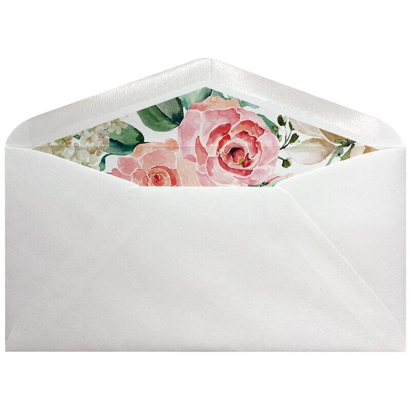 Sobres forrados estampados Americanos | Roses