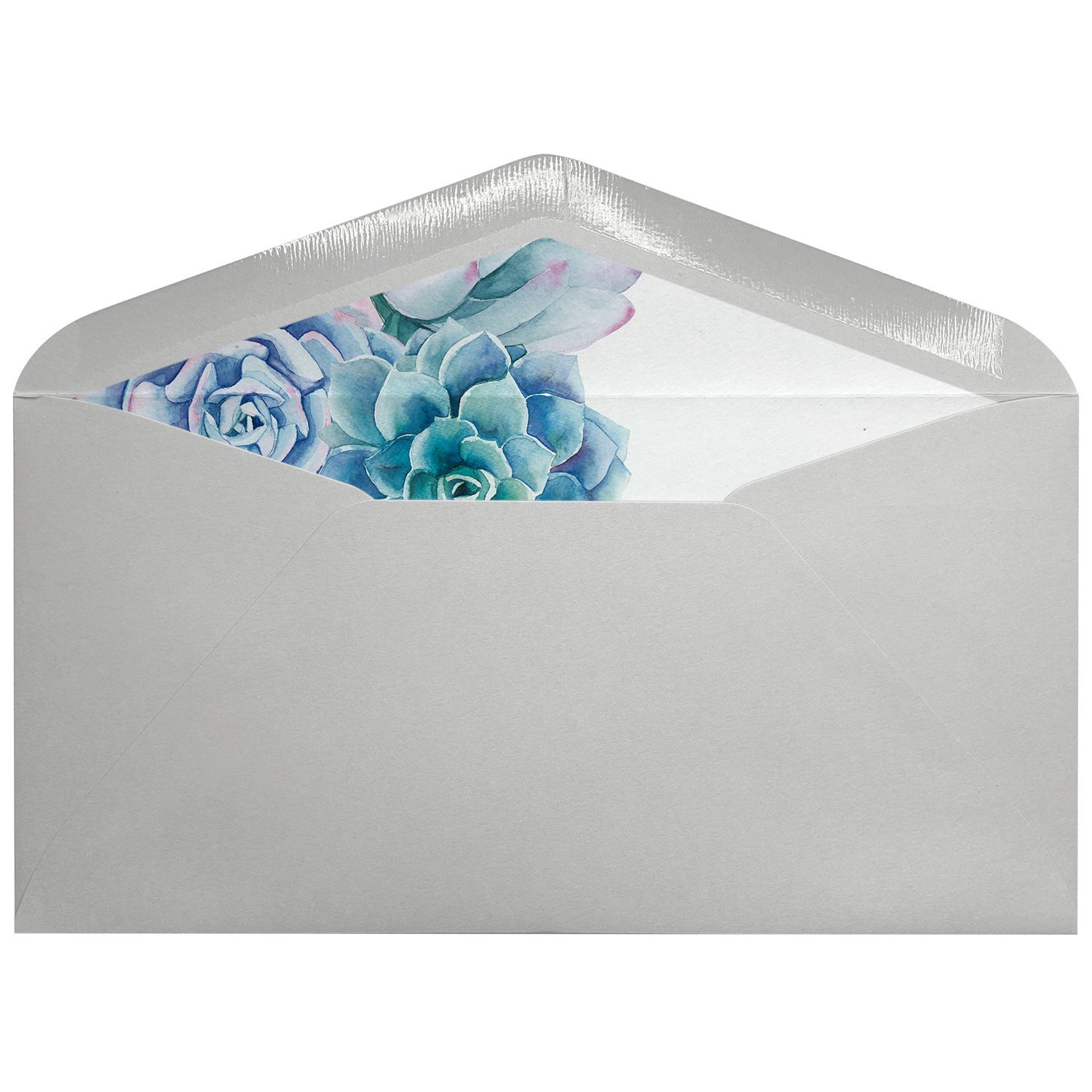 Sobres forrados estampados Americanos | Suculentas