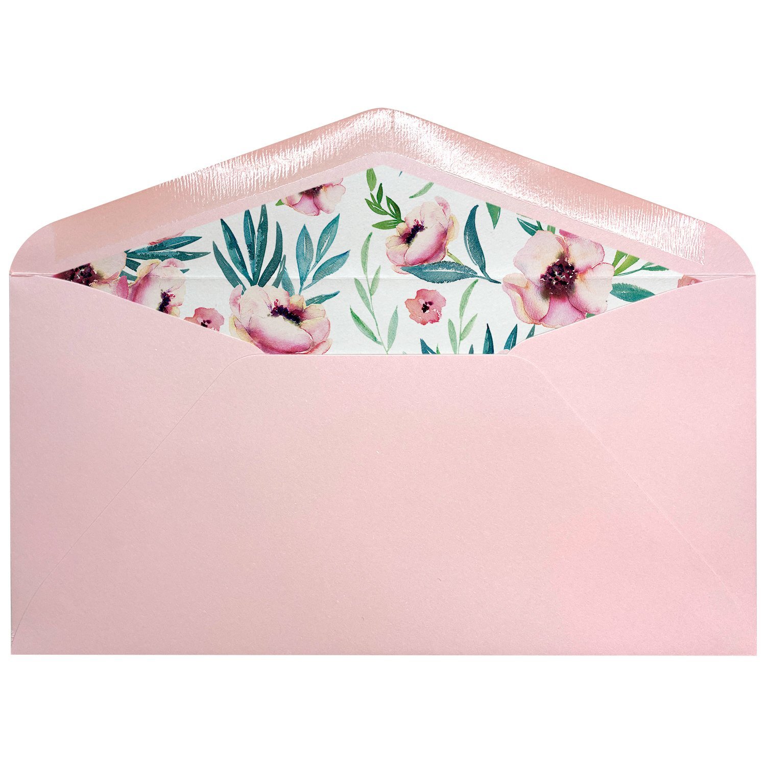 Sobres forrados estampados Americanos | Anémonas