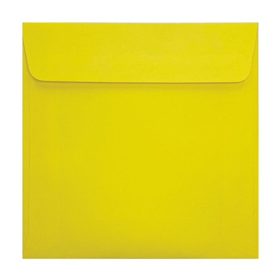 Sobres Cuadrados - Basic Colors Amarillo Limón