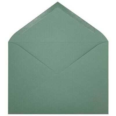 Sobres De Invitación De Boda: Verde Salvia (5"x7") | Papel 135gsm, Premium, Fabricados En UK