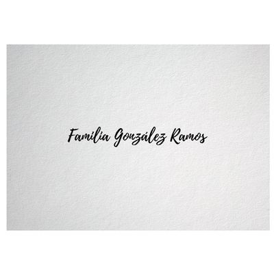 Impresión de nombres - Tipografía 1