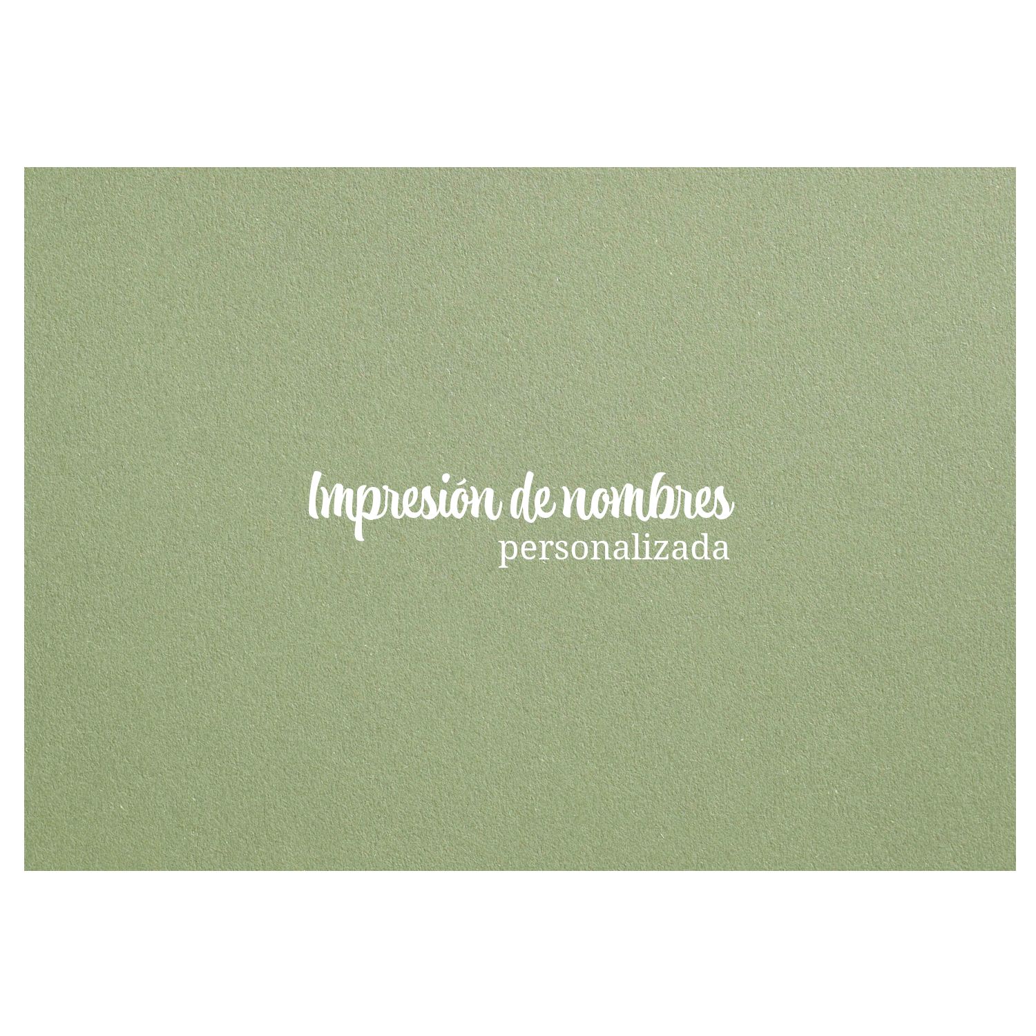 Impresión de nombres - Tipografía PERSONALIZADA